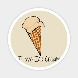 I love Ice Cream Magnet